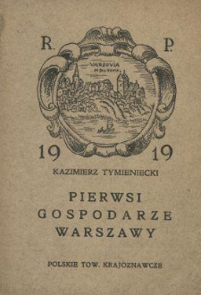 Pierwsi gospodarze Warszawy