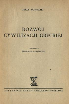 Rozwój cywilizacji greckiej