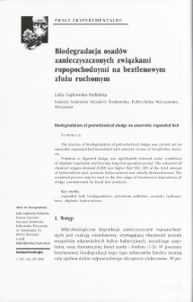 Biodegradation of petrochemical sludge on anaerobic expanded bed