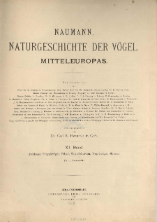 Naumann, Naturgeschichte der Vögel Mitteleuropas. Bd. 11, Pelikane, Fregattvögel, Tölpel, Fluss-Scharben, Tropikvögel, Möven