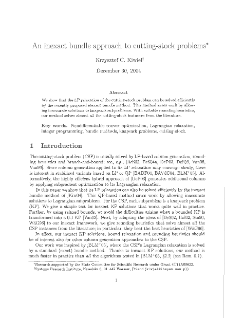 An Inexact Bundle Approach to Cutting Stock Problems