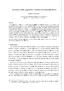 Two-factor utility approach to valuation of catastrophe bonds