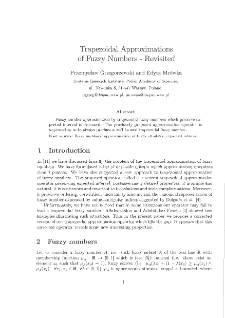 Trapezoidal approximations of fuzzy numbers - revisited