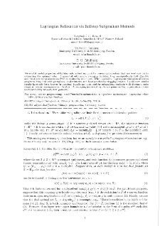 Lagrangian Relaxation via Ballstep Subgradient Methods