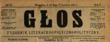 Głos : tygodnik literacko-społeczno-polityczny 1890 N.23