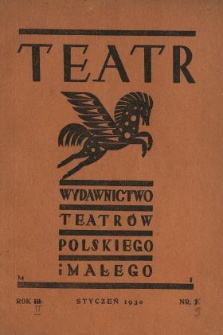 Teatr : wydawnictwo Teatru Polskiego 1929/1930 N.5