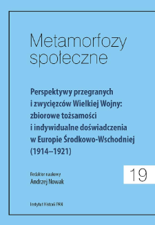 Geopolityka, wojna i metamorfozy imperium (1895–1921): Piotr Sawicki i narodziny eurazjanizmu