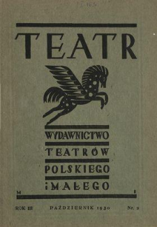 Teatr : wydawnictwo Teatru Polskiego 1930/1931 N.2
