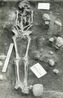 Grób 2-88, pochówek - szkielet