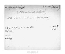 Wieruchow. Files of Warsaw district in the Middle Ages. Files of Historico-Geographical Dictionary of Masovia in the Middle Ages