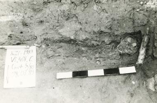 Grób 5-89, pochówek - szkielet dziecka