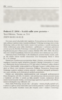 Pedrotti F. 2004 - Scritii sulle aree protette - Temi Editrice, Trento, ss. 514. [ISBN 88-85114-82-2]