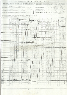 Miesięczny wykaz spostrzeżeń meteorologicznych. Kwiecień 2001