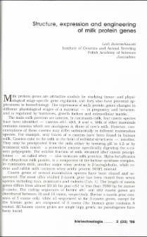 Structure, expression and engineering of miik protein genes