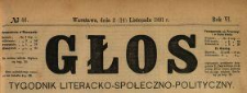 Głos : tygodnik literacko-społeczno-polityczny 1891 N.46