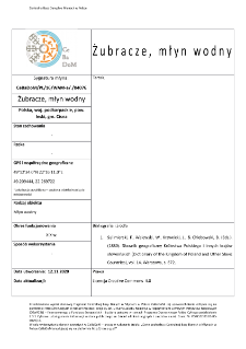 Żubracze, młyn wodny