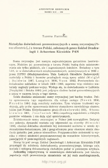 A provenance experiment on Scots pine (Pinus silvestris L.) from Poland established by the Institute of Dendrology and Kórnik Arboretum