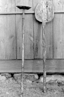 Tooles used for bread baking in an oven