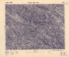 A 52 B 35 Dydjowa i Zempl. Ruská 4369 : podziałka 1:100.000