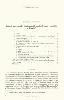 Badanie zmienności i dziedziczności populacji brzozy karelskiej z Gorców