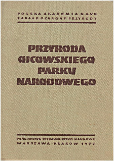 Szata roślinna Ojcowskiego Parku Narodowego