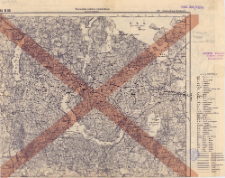 A 34 B 33, 169. Johannisburg (Jańsbork) : terytorjum państwa niemieckiego : podziałka 1:100.000