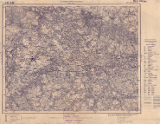 A 47 B 26, 499. Cosel (Koźle) : terytorjum państwa niemieckiego : podziałka 1:100.000