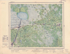 A 38 B 42 (S 31) Telechany : podziałka 1:100.000