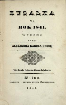 Rusałka na Rok 1841