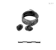 spiral bracelet fragment (Kietrz) - chemical analysis
