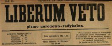Liberum Veto : pismo narodowo-radykalne 1919 N.21