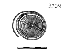 spirally twisted wire disc (Odolanów) - chemical analysis