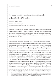 Przygody polskiej szesnastowiecznej legendy w Rosji XVII–XXI wieku (E. Małek, Легенда об астрологе Мустаеддыне Кшиштофа Дзержека в древнерусском переводе и ее позднейшие обработки (исследование и издание текстов), Warszawa 2019)