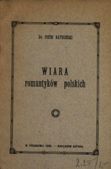 Wiara romantyków polskich