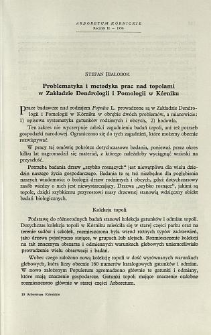 Problematyka i metodyka prac nad topolami w Zakładzie Dendrologii i Pomologii w Kórniku