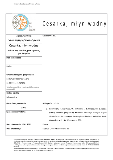 Cesarka, młyn wodny