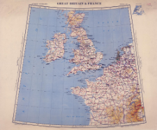 Europe 1:2,000,000. Sheet B1, Great Britain & France
