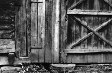 A barn (a structure of a wall)