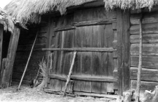 A door of a barn