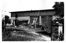 A brick barn