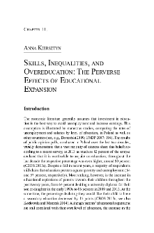 Skills, Inequalities, and Overeducation: The Perverse Effects of Educational Expansion