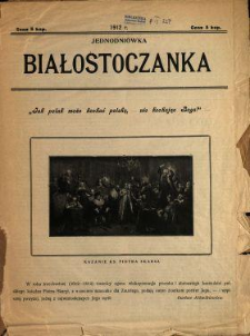 Białostoczanka : jednodniówka