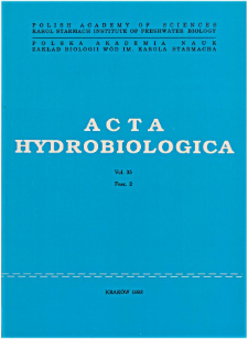 The production and destruction of organic matter in the water and surface layer of bottom sediments on the stream - estuary - Dobczyce Dam Reservoir line (southern Poland)