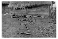 A spinning wheel