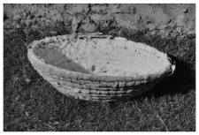 A small bread proofing basket