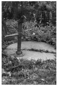 A well with a pump