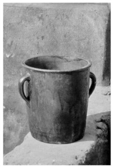 A stoneware pot