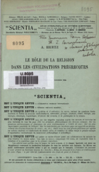 La rôle de la religion dans les civilisations prégrecques