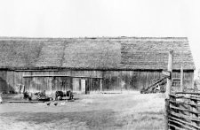 Timber framed barn