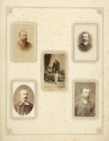 [Commemorative album of prof. Maksymilian Nowicki; card 5]